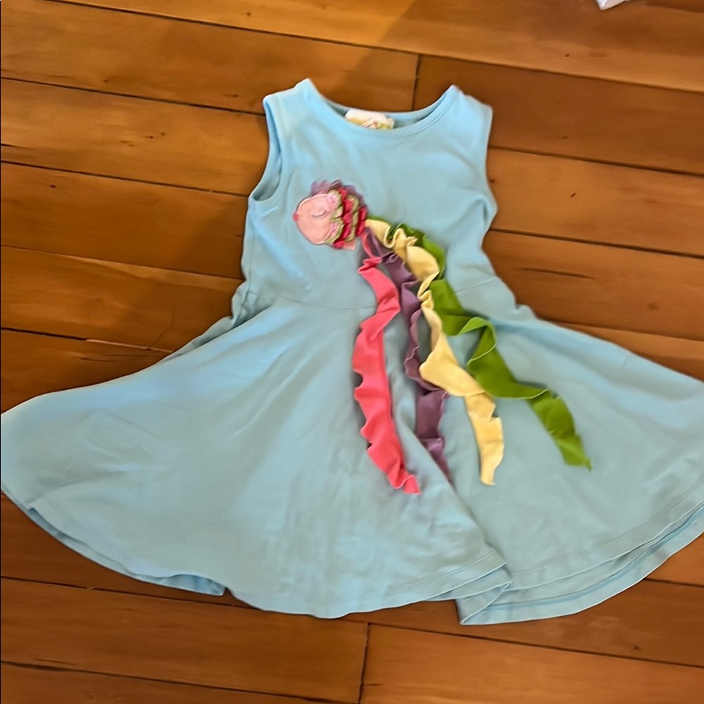 Precious lemon and lime twirl dress